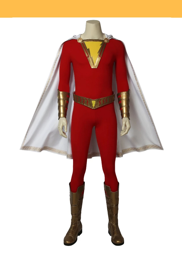 Cosrea DC Universe Shazam Movie Cosplay Costume