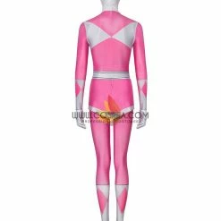 Cosrea Mighty Morphin Power Rangers Pink Ranger Digital Printed Cosplay Costume