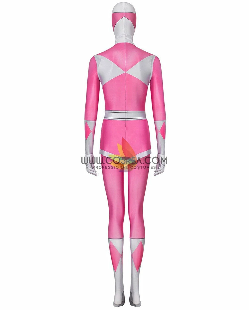 Cosrea Mighty Morphin Power Rangers Pink Ranger Digital Printed Cosplay Costume