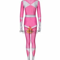 Cosrea Mighty Morphin Power Rangers Pink Ranger Digital Printed Cosplay Costume