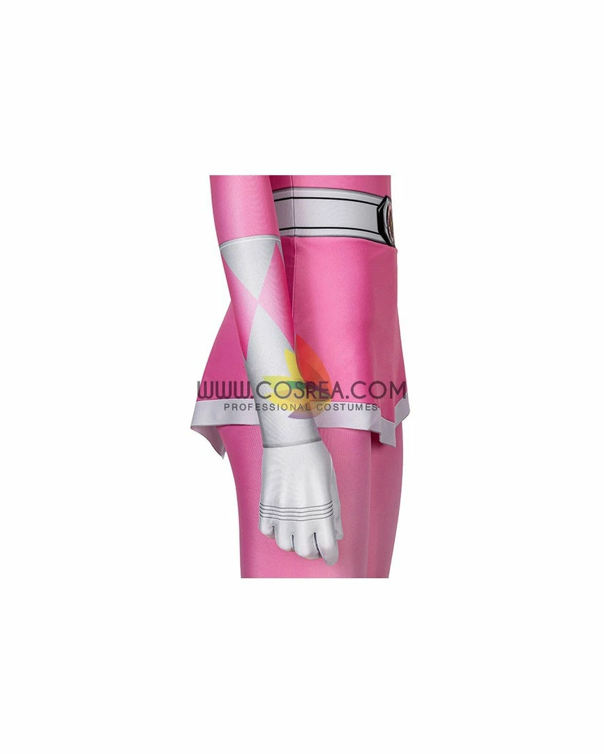 Cosrea Mighty Morphin Power Rangers Pink Ranger Digital Printed Cosplay Costume