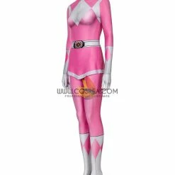 Cosrea Mighty Morphin Power Rangers Pink Ranger Digital Printed Cosplay Costume
