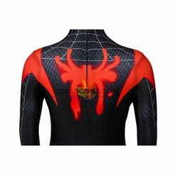 Cosrea Miles Morales Into The Spider-Verse Kids Size Digital Printed Cosplay Costume