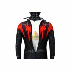 Cosrea Miles Morales Into The Spider-Verse Kids Size Digital Printed Cosplay Costume