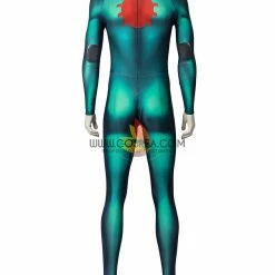 Cosrea Cosplay Costumes Miles Morales PS5 Green Version Digital Printed Cosplay Costume