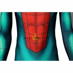 Cosrea Cosplay Costumes Miles Morales PS5 Green Version Digital Printed Cosplay Costume