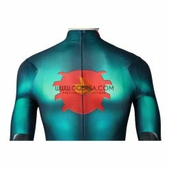 Cosrea Cosplay Costumes Miles Morales PS5 Green Version Digital Printed Cosplay Costume