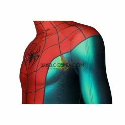 Cosrea Cosplay Costumes Miles Morales PS5 Green Version Digital Printed Cosplay Costume
