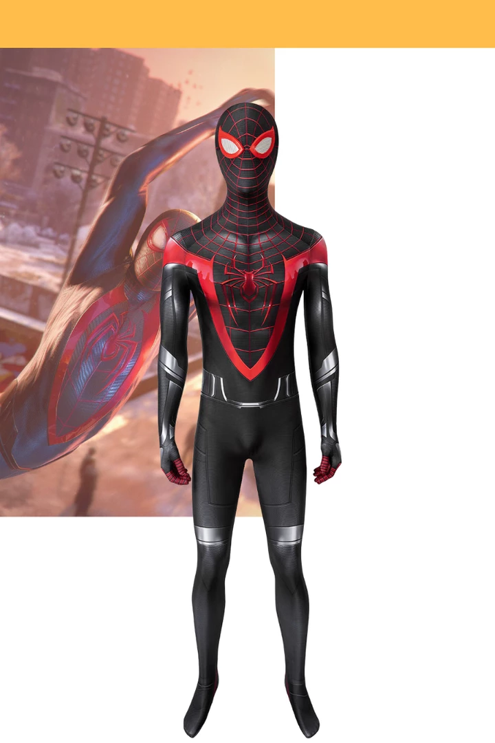 Cosrea Miles Morales PS5 Original Version Digital Printed Cosplay Costume