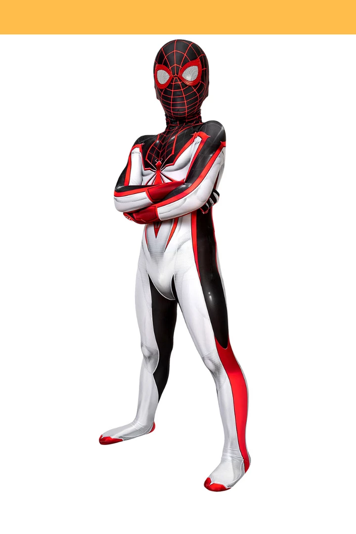 Cosrea Miles Morales PS5 TRACK Suit Kids Size Digital Printed Cosplay Costume