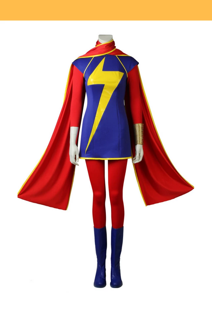 Cosrea Ms Marvel Kamala Khan Cosplay Costume