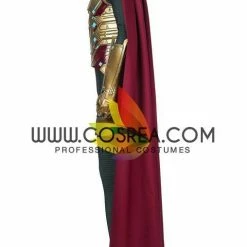 Cosrea Cosplay Costumes Mysterio Metallic Gold Spiderman Far From Home PU Leather Cosplay Costume