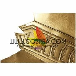 Cosrea Cosplay Costumes Mysterio Metallic Gold Spiderman Far From Home PU Leather Cosplay Costume