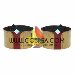 Cosrea Cosplay Costumes Mysterio Metallic Gold Spiderman Far From Home PU Leather Cosplay Costume