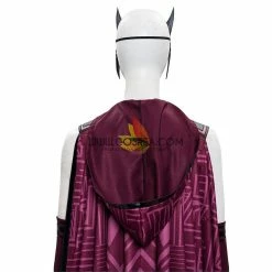 Cosrea Scarlet Witch Finale Version With Patterned Cape Wanda And Vision TV Series Cosplay Costume