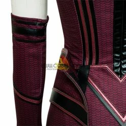 Cosrea Scarlet Witch Finale Version With Patterned Cape Wanda And Vision TV Series Cosplay Costume