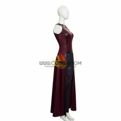 Cosrea Scarlet Witch Finale Version With Patterned Cape Wanda And Vision TV Series Cosplay Costume