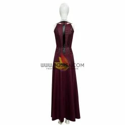 Cosrea Scarlet Witch Finale Version With Patterned Cape Wanda And Vision TV Series Cosplay Costume