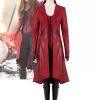 Cosrea Marvel Universe Scarlet Witch The Civil War Bright Red Cosplay Costume