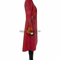 Cosrea Marvel Universe Scarlet Witch The Civil War Bright Red Cosplay Costume