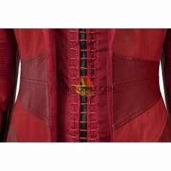 Cosrea Marvel Universe Scarlet Witch The Civil War Bright Red Cosplay Costume