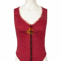 Cosrea Marvel Universe Scarlet Witch The Civil War Bright Red Cosplay Costume