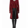 Cosrea Scarlet Witch The Civil War Dark Red Cosplay Costume