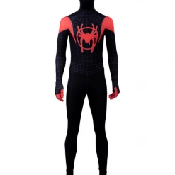 Cosrea Miles Morales Into The Spider-Verse Black Version Cosplay Costume