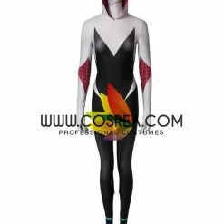 Cosrea Marvel Universe Spider Gwen Into The Spider-Verse Digital Printed Cosplay Costume