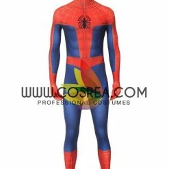 Cosrea Spiderman Peter Parker Into The Spider-Verse Cosplay Costume Marvel Universe
