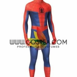 Cosrea Spiderman Peter Parker Into The Spider-Verse Cosplay Costume Marvel Universe
