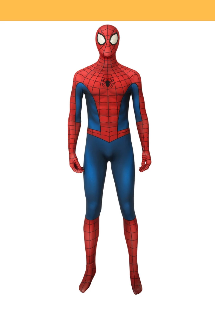Cosrea Spiderman Classic Digital Printed Cosplay Costume Marvel Universe