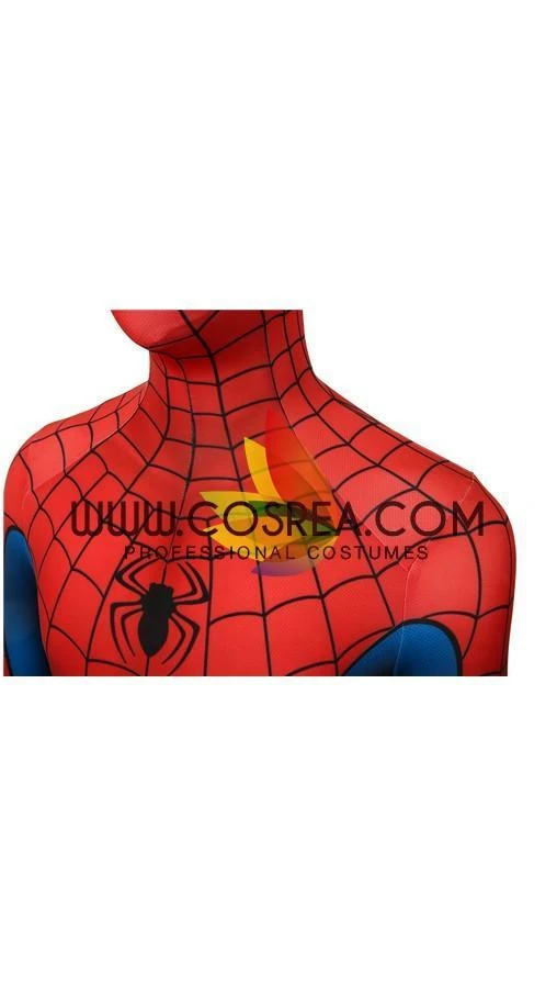 Cosrea Spiderman Classic Digital Printed Cosplay Costume Marvel Universe