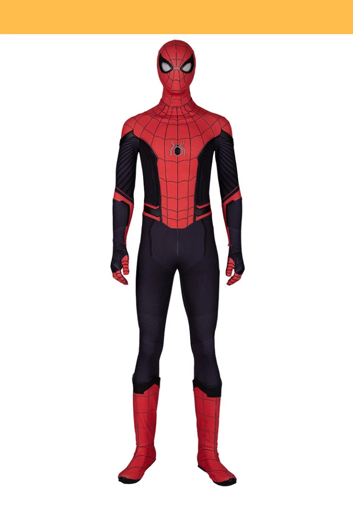 Cosrea Spiderman Far From Home Dark Version Cosplay Costume Marvel Universe