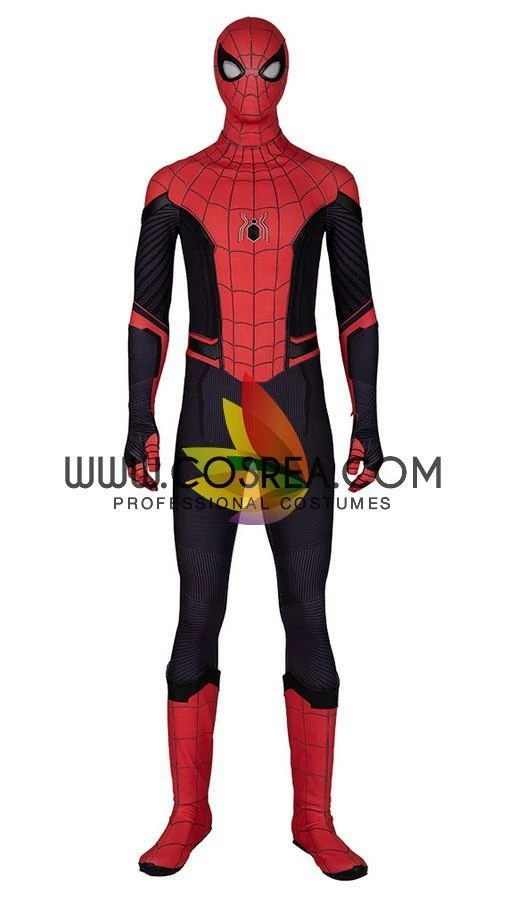Cosrea Spiderman Far From Home Dark Version Cosplay Costume Marvel Universe