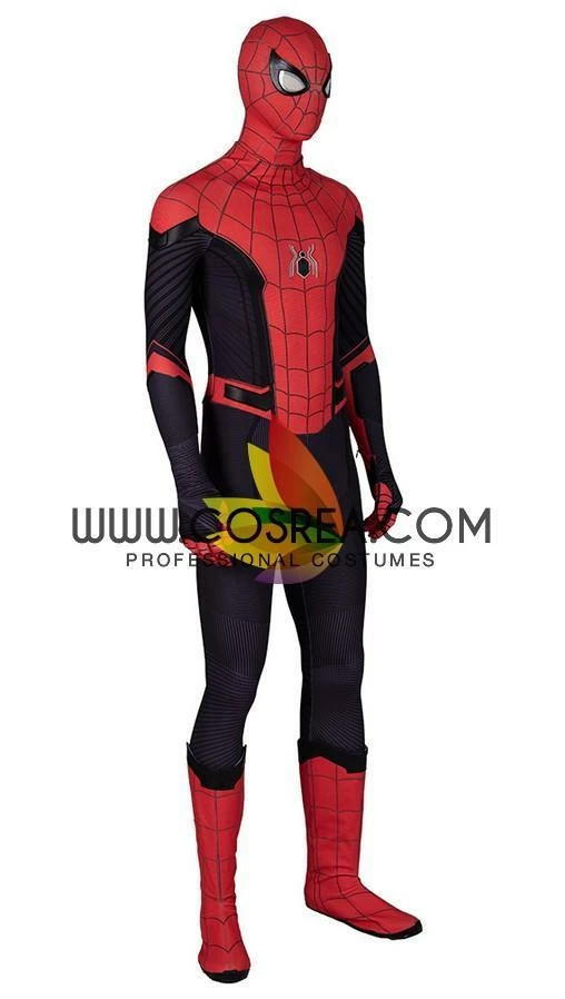 Cosrea Spiderman Far From Home Dark Version Cosplay Costume Marvel Universe