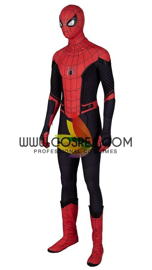 Cosrea Spiderman Far From Home Dark Version Cosplay Costume Marvel Universe