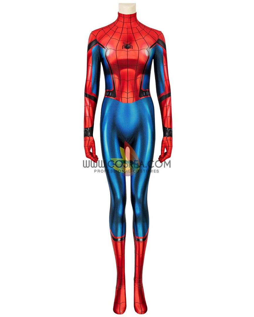 Cosrea Marvel Universe Spiderman Far From Home Female Version Digital Printed Cosplay Costume