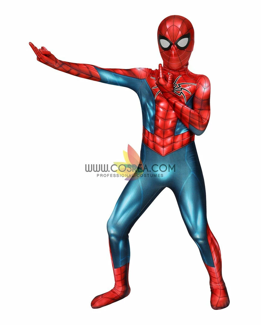 Cosrea Spiderman MKIV Kids Size Digital Printed Cosplay Costume