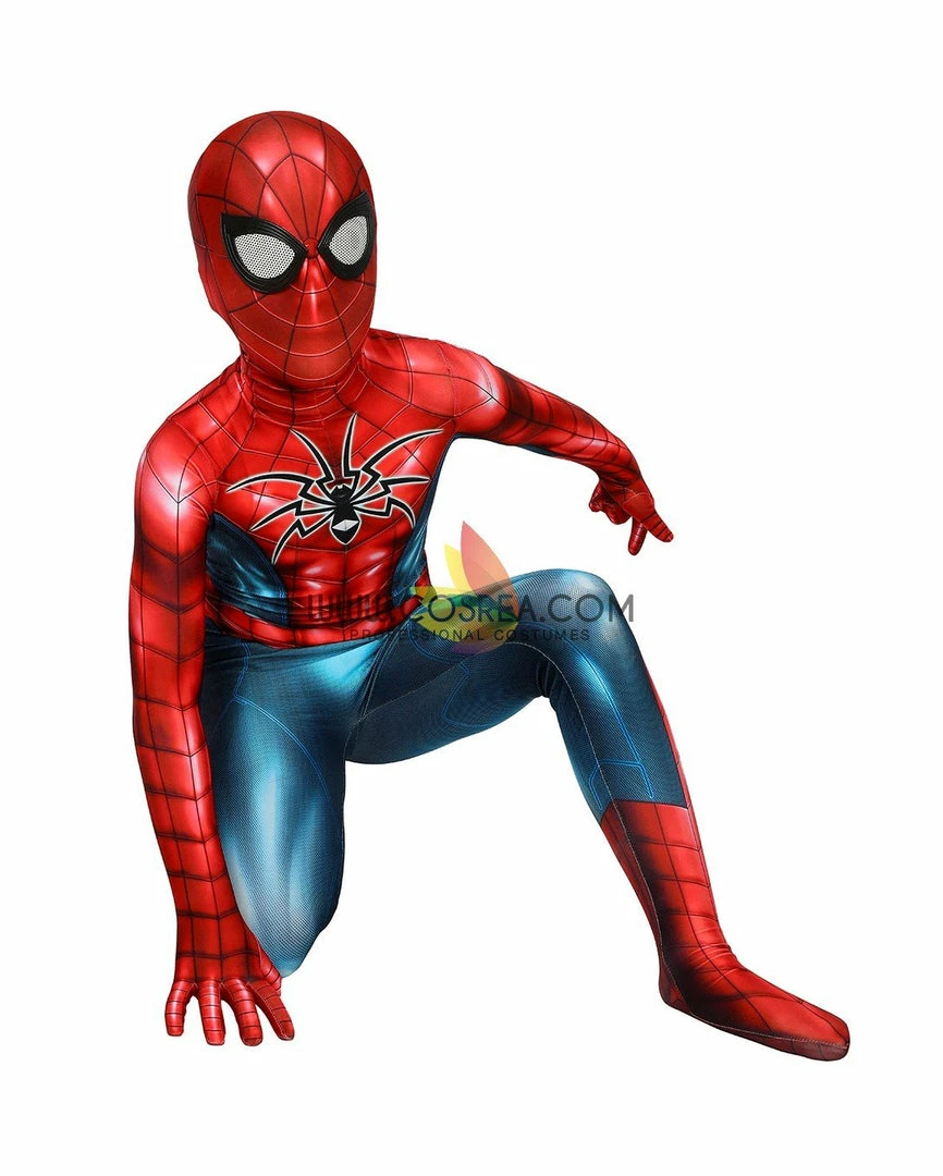 Cosrea Spiderman MKIV Kids Size Digital Printed Cosplay Costume