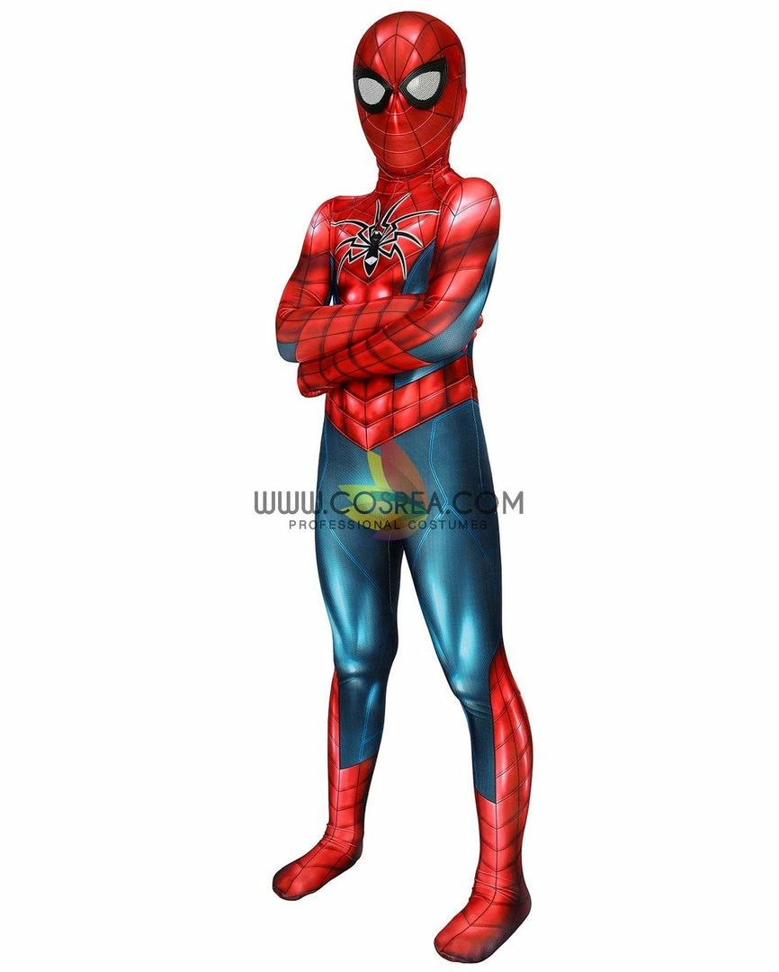 Cosrea Spiderman MKIV Kids Size Digital Printed Cosplay Costume
