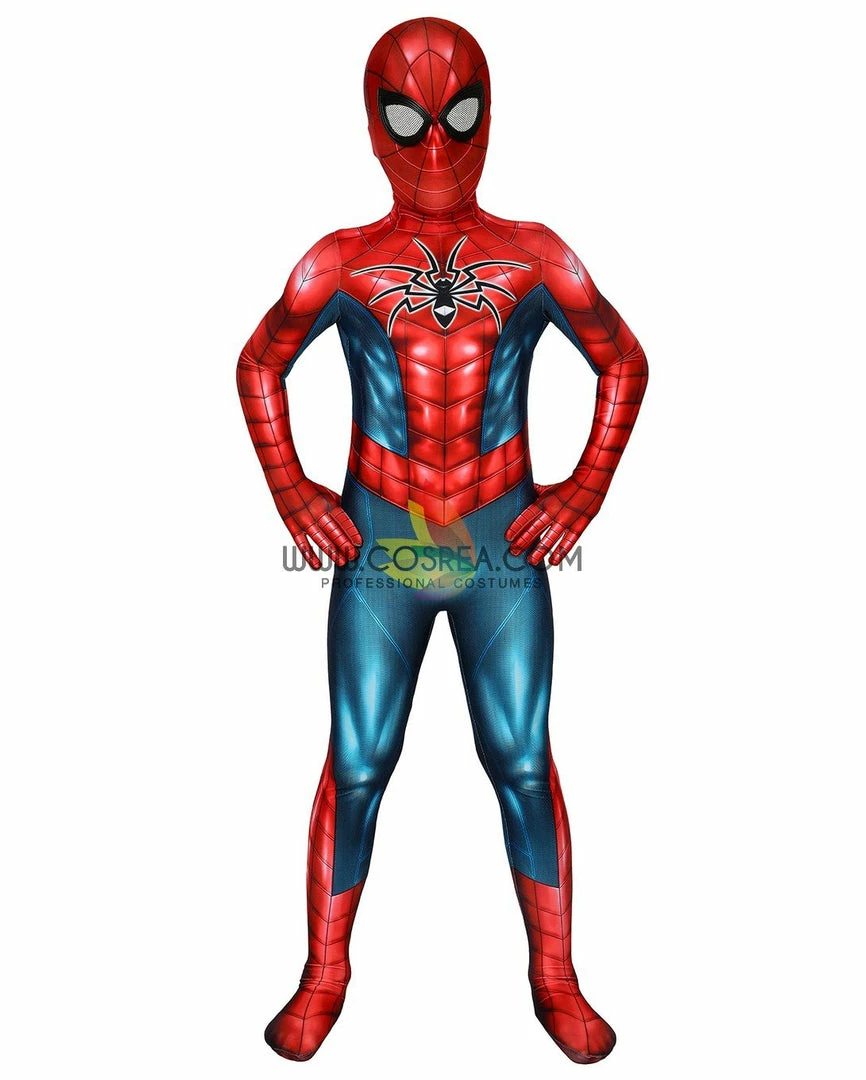 Cosrea Spiderman MKIV Kids Size Digital Printed Cosplay Costume