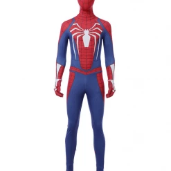 Cosrea Spiderman PS4 Classic Blue Cosplay Costume Marvel Universe