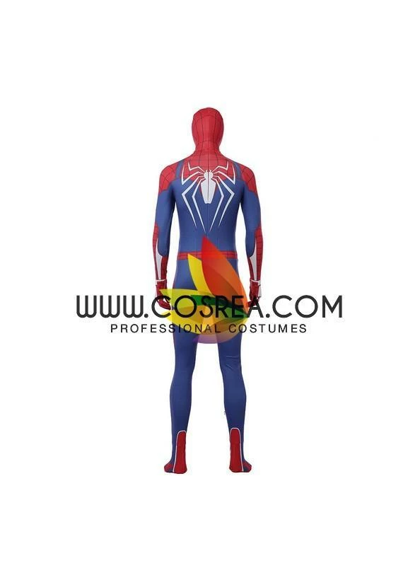 Cosrea Spiderman PS4 Classic Blue Cosplay Costume Marvel Universe