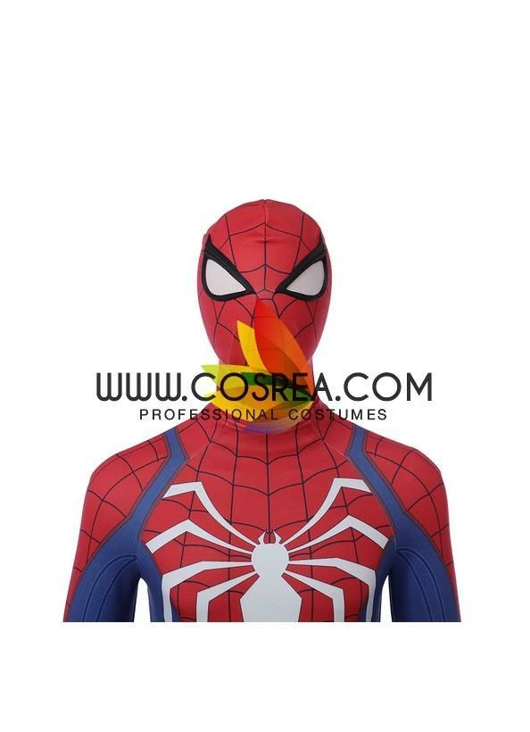 Cosrea Spiderman PS4 Classic Blue Cosplay Costume Marvel Universe