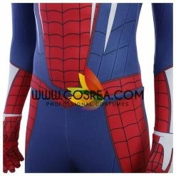 Cosrea Spiderman PS4 Classic Blue Cosplay Costume Marvel Universe