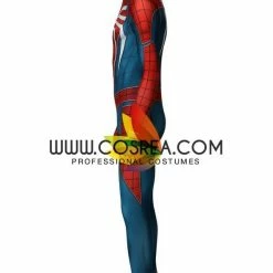 Cosrea Marvel Universe Spiderman PS4 Metallic Blue Cosplay Costume