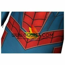 Cosrea Marvel Universe Spiderman PS4 Metallic Blue Cosplay Costume