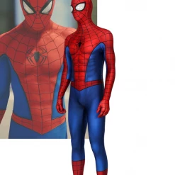 Cosrea Spiderman PS4 Game Classic Version Digital Printed Cosplay Costume