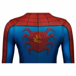 Cosrea Spiderman PS4 Game Classic Version Kids Size Digital Printed Cosplay Costume